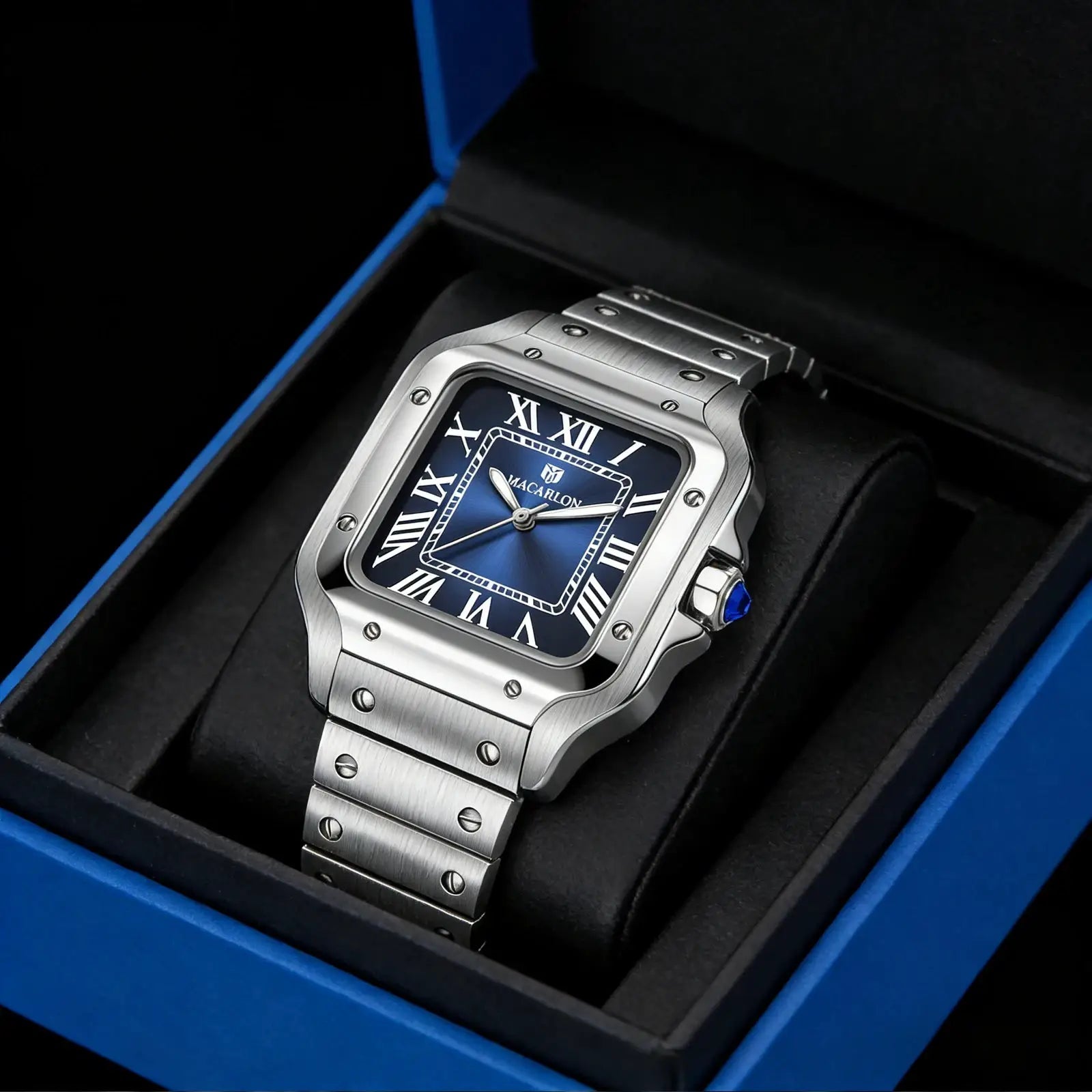 Men Automatic Watch Sapphire Glass Luminous Stainless Steel