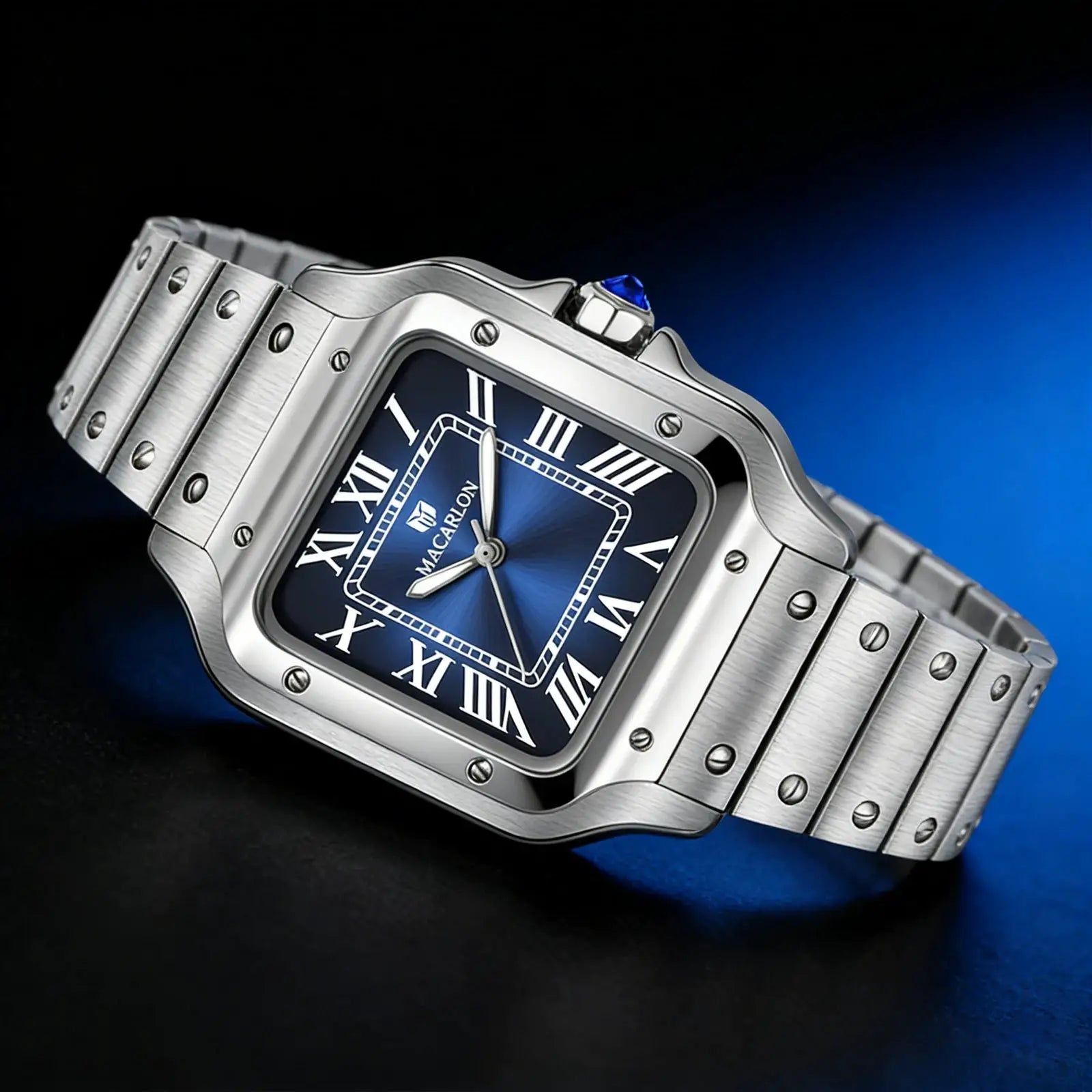Men Automatic Watch Sapphire Glass Luminous Stainless Steel