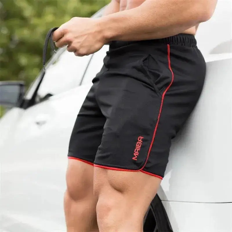 Men's Breathable Gym Shorts for Bodybuilding Performance Fit