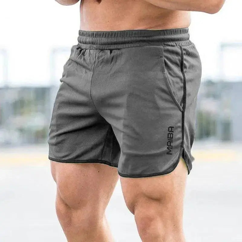Men's Breathable Gym Shorts for Bodybuilding Performance Fit