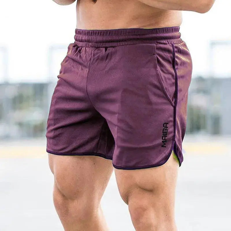 Men's Breathable Gym Shorts for Bodybuilding Performance Fit