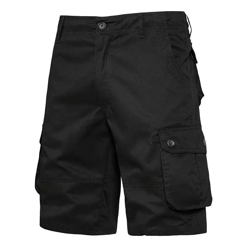 Men's Cotton Multi Pocket Summer Overalls for Beach Sports