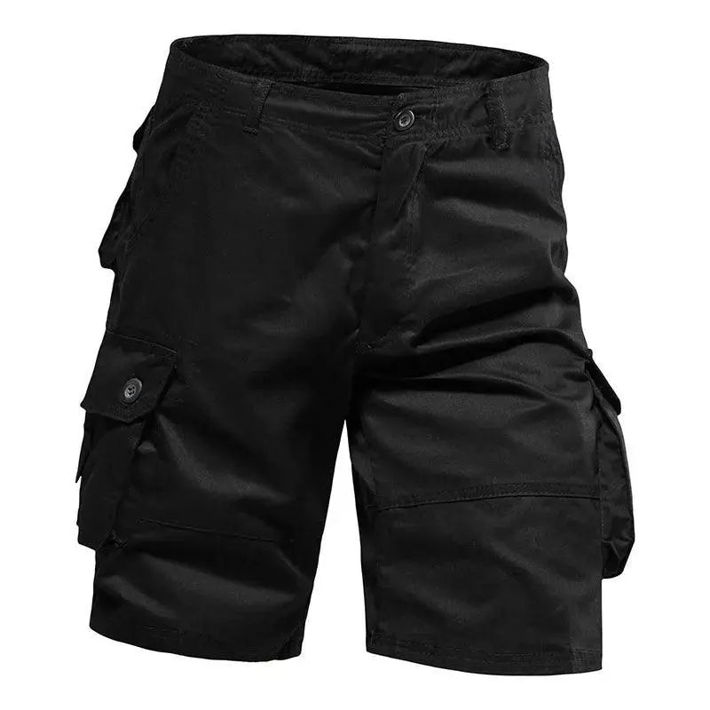 Men's Cotton Multi Pocket Summer Overalls for Beach Sports