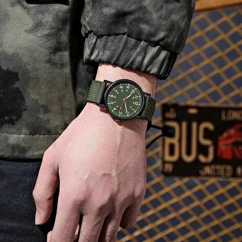 Mens Luminous Military Watch Shock Resistant Timepiece