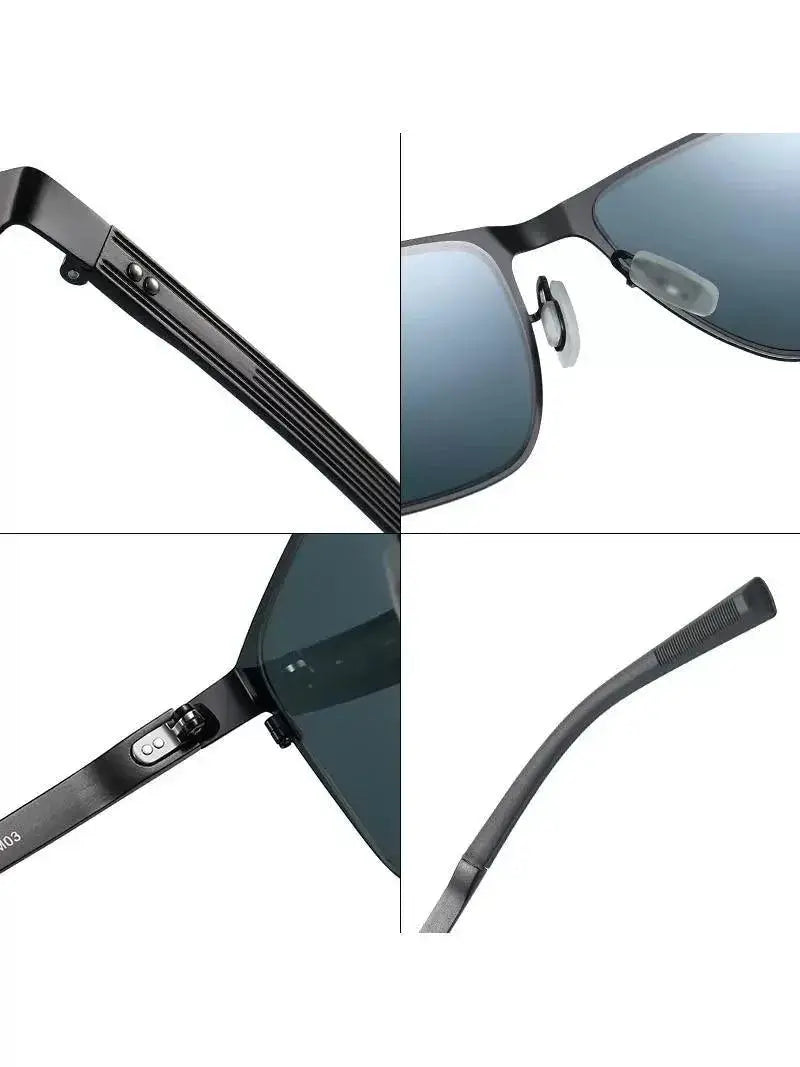 Men's Polarized Nylon Sunglasses With Customizable Lenses