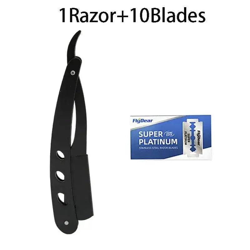 Mens Precision Folding Shaver For Barber Grooming Pro — product view 9