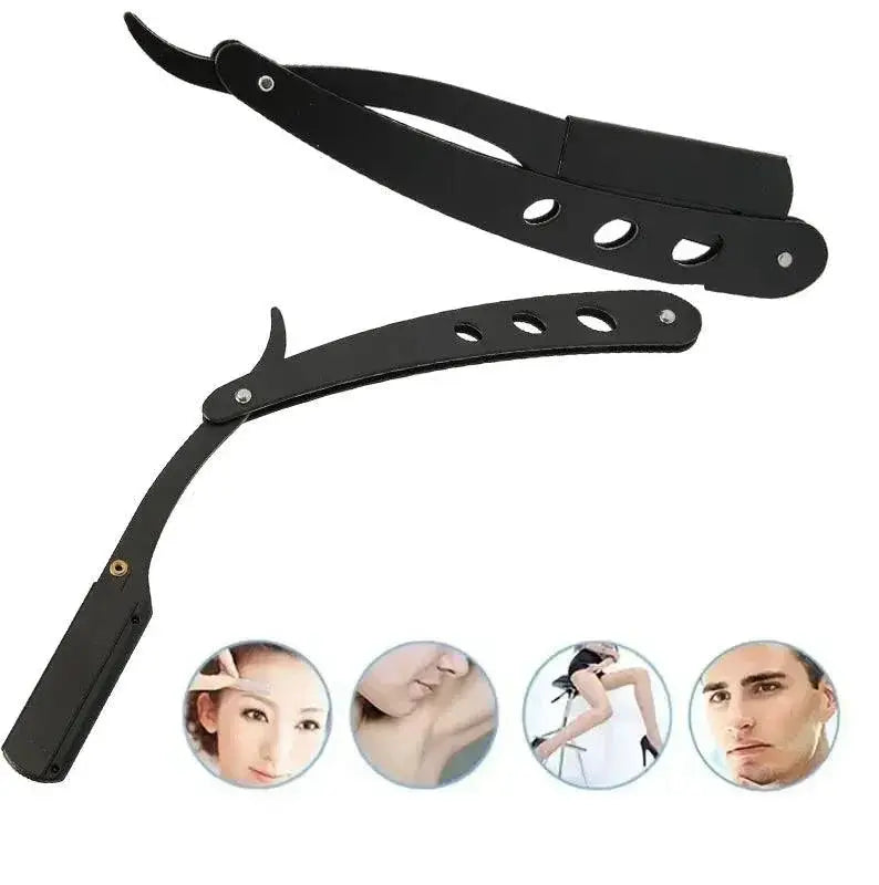 Mens Precision Folding Shaver For Barber Grooming Pro