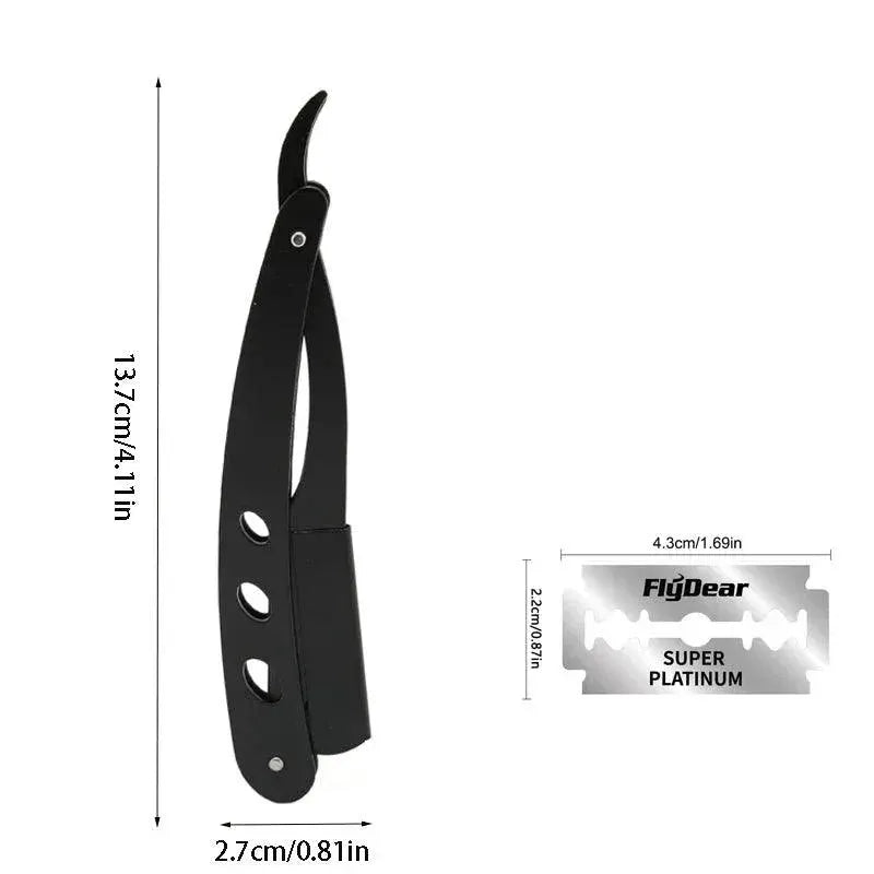 Mens Precision Folding Shaver For Barber Grooming Pro