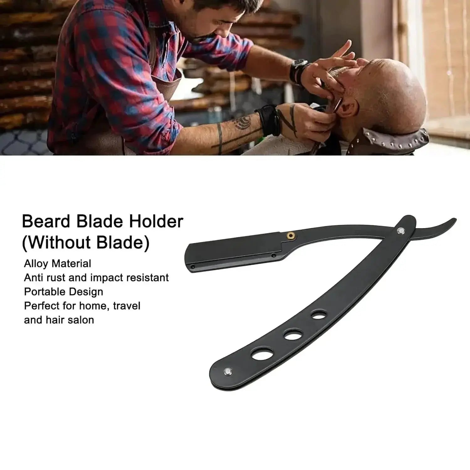 Mens Precision Folding Shaver For Barber Grooming Pro