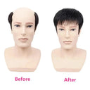 Natural Look Hair Toupee for Men Comfort