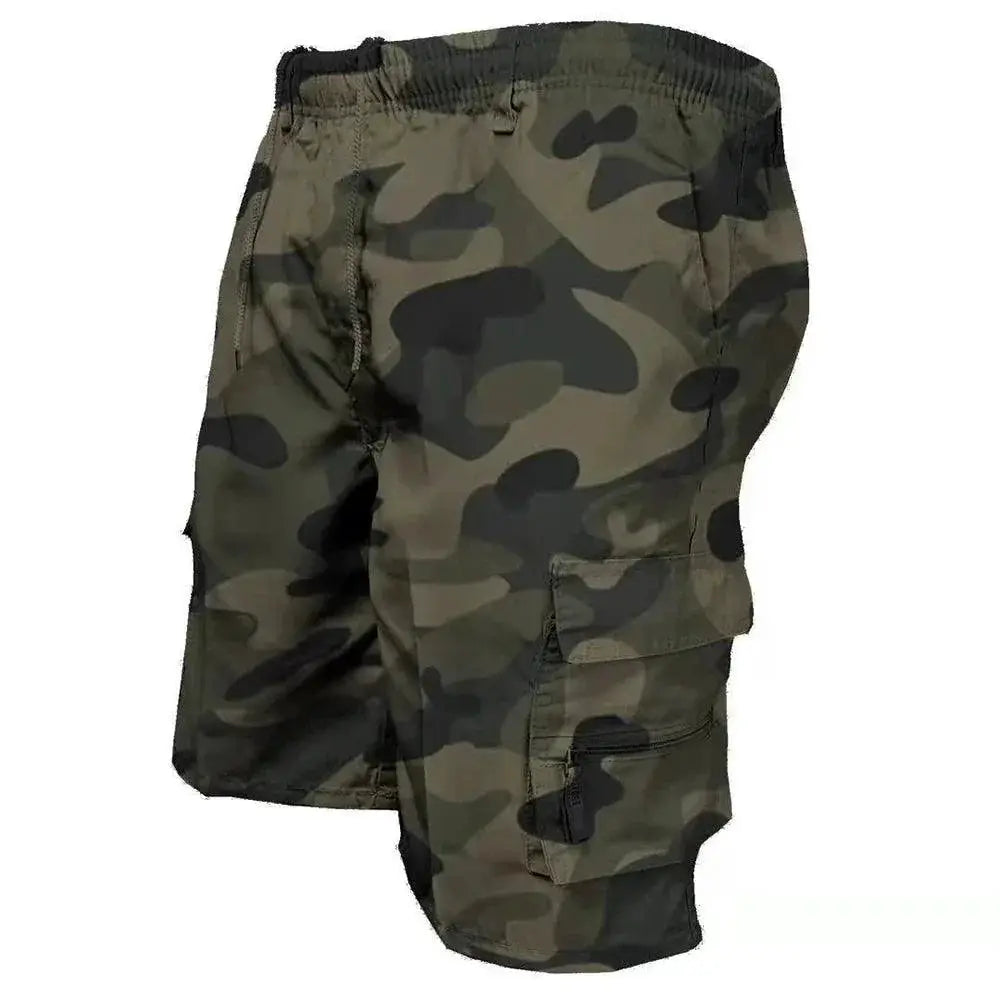 Mens Tactical Cargo Shorts Breathable Lightweight Design
