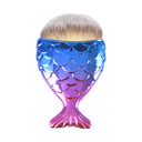 Mermaid Tail Nail Brush Kit for Soft Nail Care Cleaning