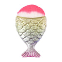 Mermaid Tail Nail Brush Kit for Soft Nail Care Cleaning