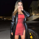 Mesh Double Layer Sultry Dress Stylish Summer Chic Fashion