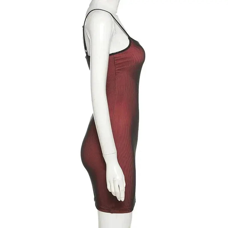 Mesh Double Layer Sultry Dress For Summer Chic Style