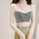 Lace Blouse For Women Breathable Comfort