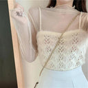 Lace Blouse For Women Breathable Comfort