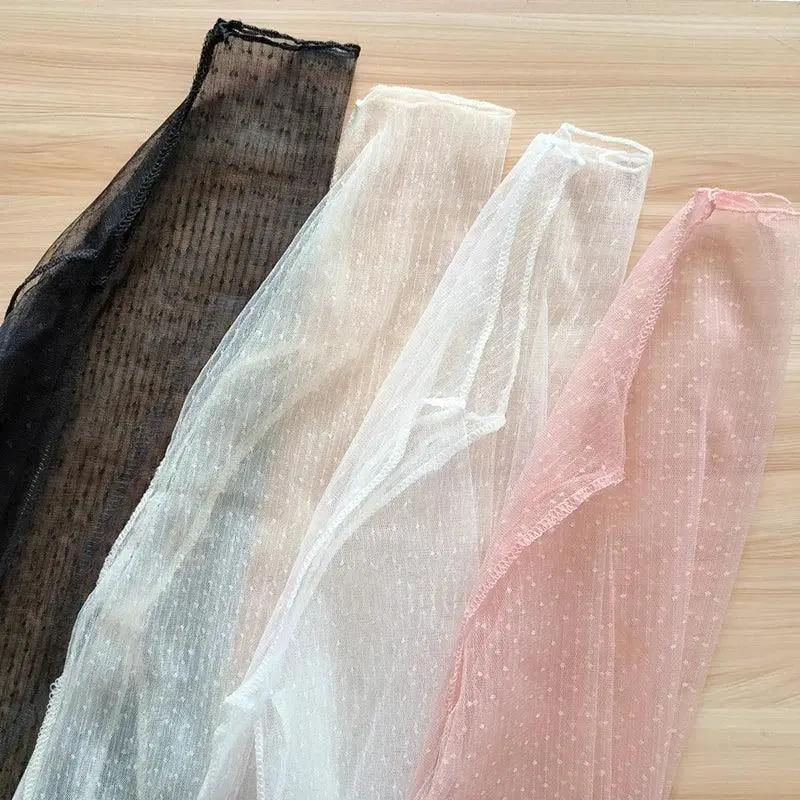 Mesh Lace Seductive Blouse Elegant Sheer Top For Women