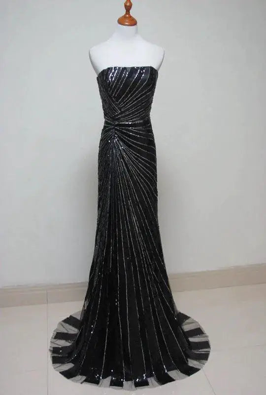 Mesh Dress For Elegant Performance Attire On Stage