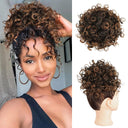 Messy Bun Hair Extension Curly Wave Glamour Style Accessory