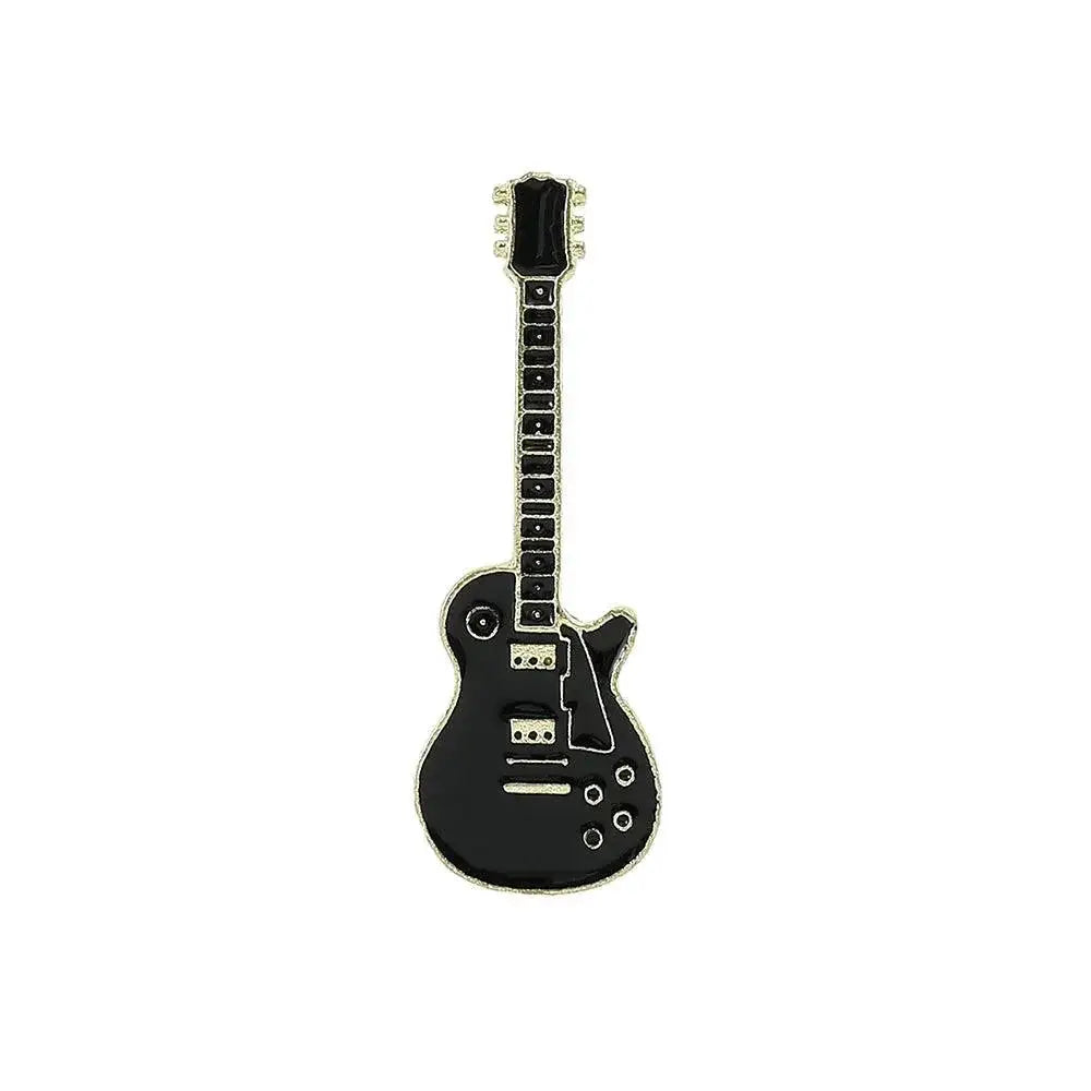 Metal Badge Electric Guitar Pins Brooch For Kpop Jewelry