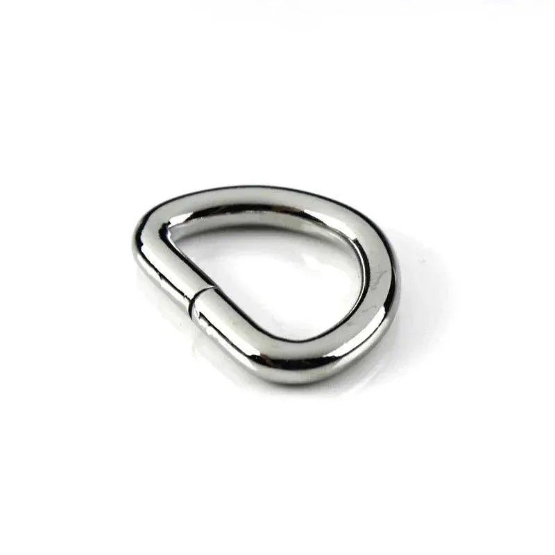 Metal D Ring Buckle For Leather Craft Straps And Bags