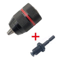 Metal Heavy Duty Keyless Drill Chuck Hex Shank Adaptor