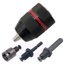 Metal Heavy Duty Keyless Drill Chuck Hex Shank Adaptor