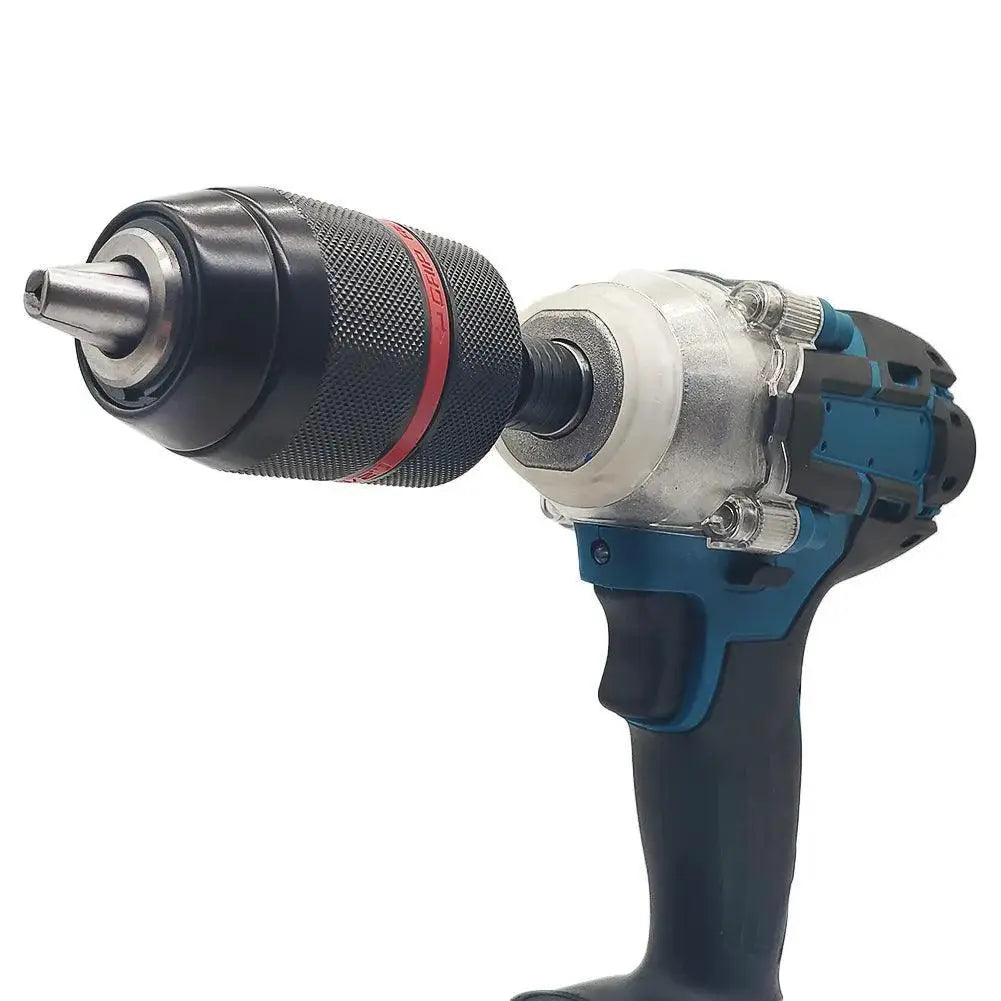 Metal Heavy Duty Keyless Drill Chuck Hex Shank Adaptor