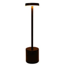 Metal Touch Table Lamp: Rechargeable LED Light for Home