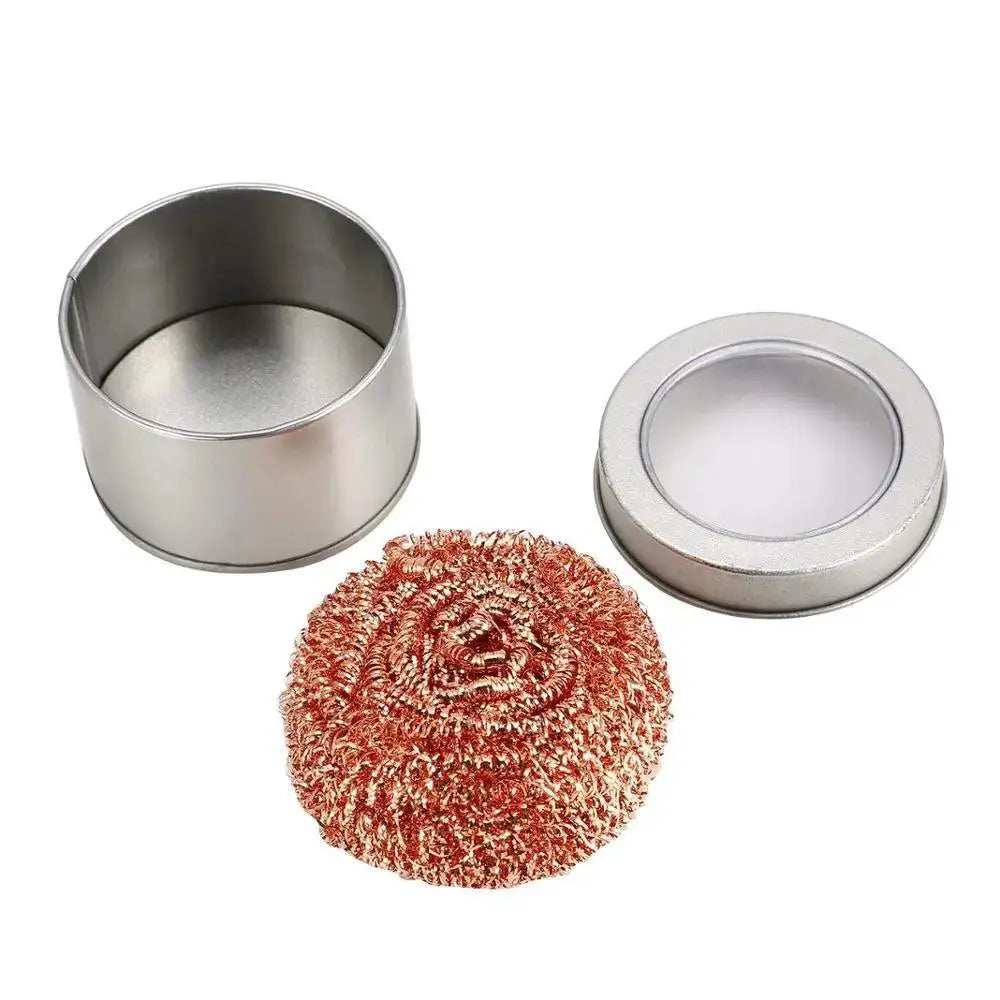 Durable Metal Wire Solder Iron Cleaner For Tin Removal