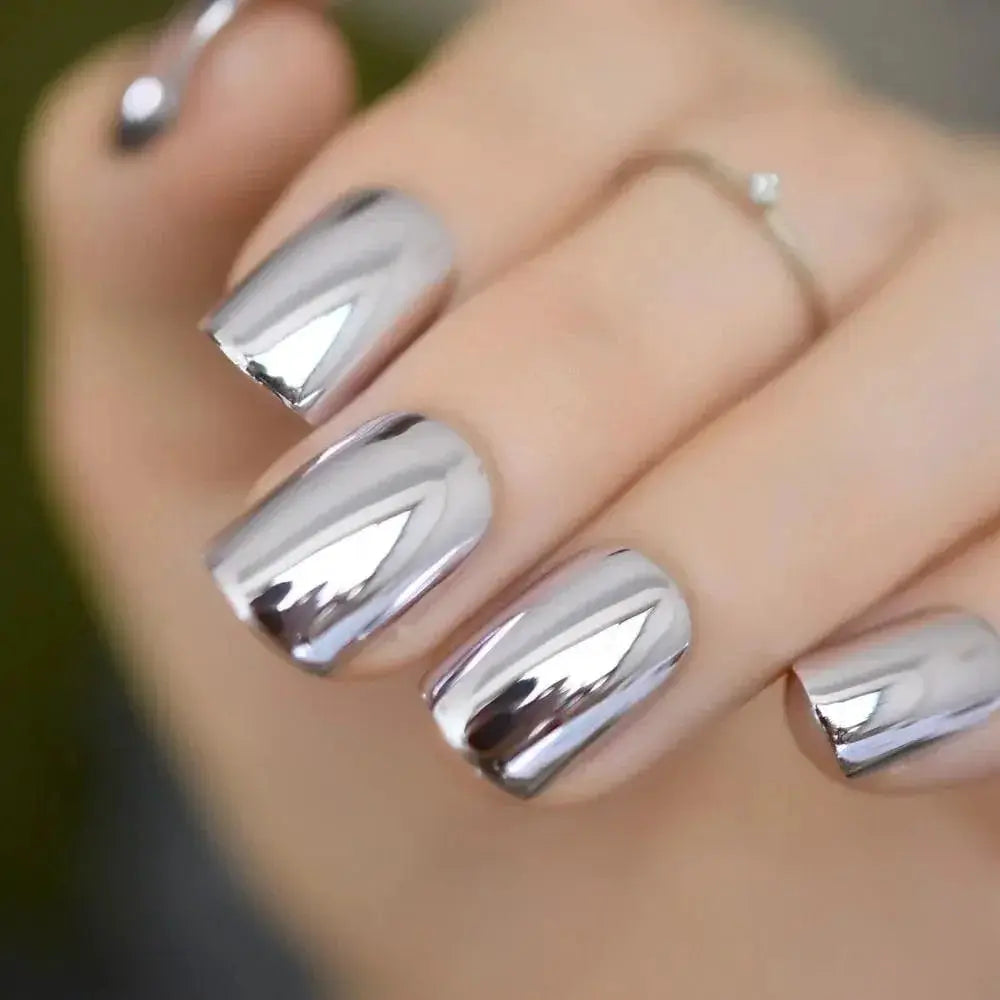 Metallic Mirror Chrome Nail Powder For Stunning Shine