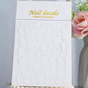 Metallic Nail Art Stickers Trendy 3D Strip Tape Designs