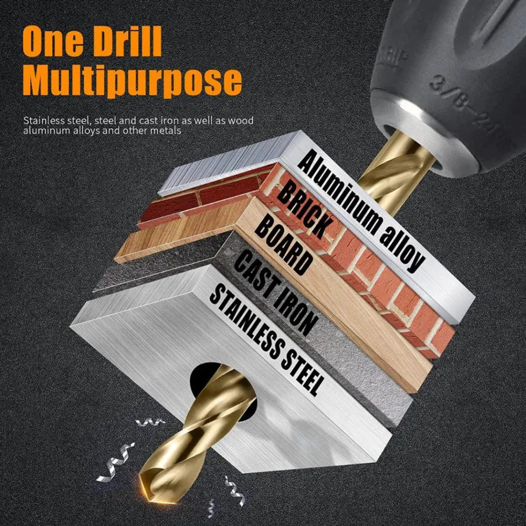 Metric Drill Bits Set Precision Masonry Carbide 13 Piece