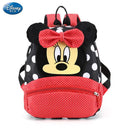 Mickey & Minnie Floral Denim Backpack Disney Kids Bag