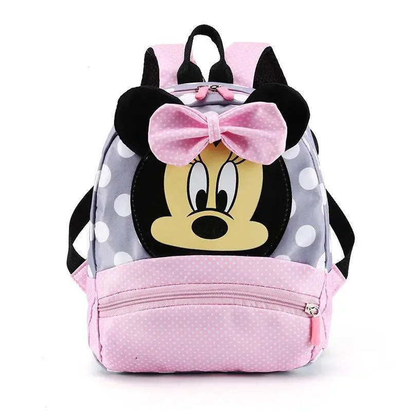 Mickey And Minnie Floral Denim Backpack Disney Kids Bag