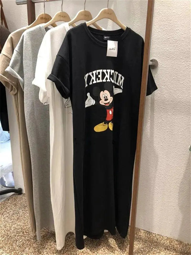 Mickey Mouse Cartoon Womens Dress Fun Stylish Summer Trend