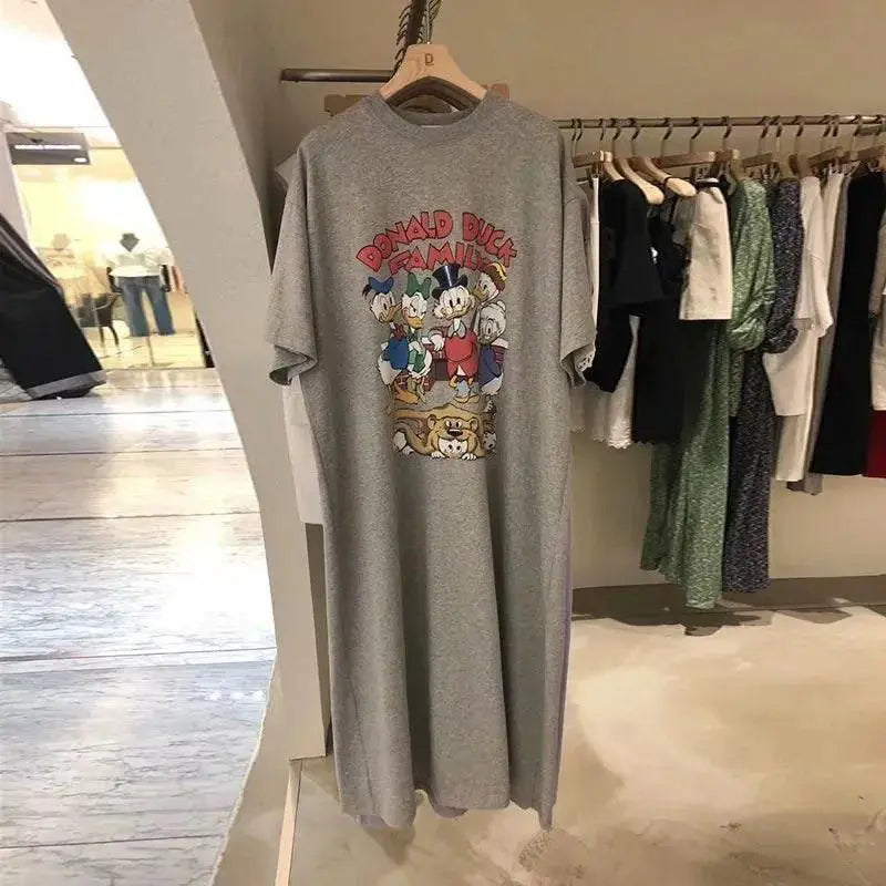 Mickey Mouse Cartoon Womens Dress Fun Stylish Summer Trend