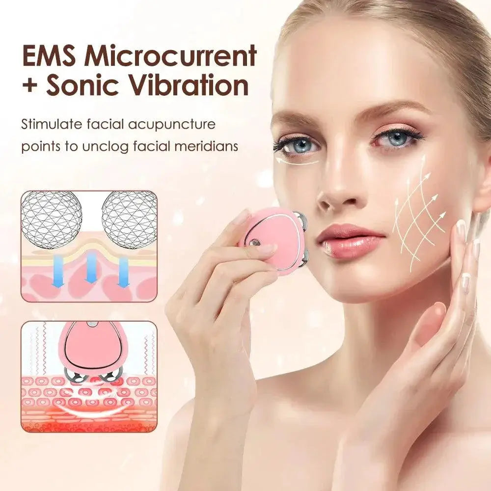 Micro Current Face Massage Beauty Instrument Mini Massager