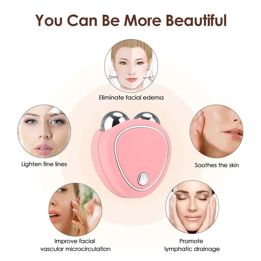 Micro Current Face Massage Beauty Instrument Mini Massager