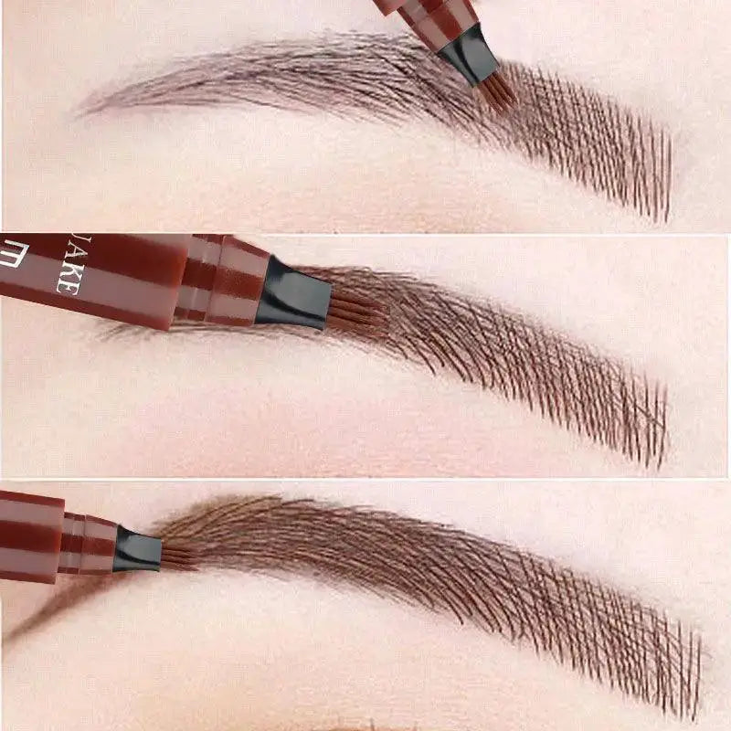 Microblade Waterproof Brow Pencil And Liquid Pen For Brows