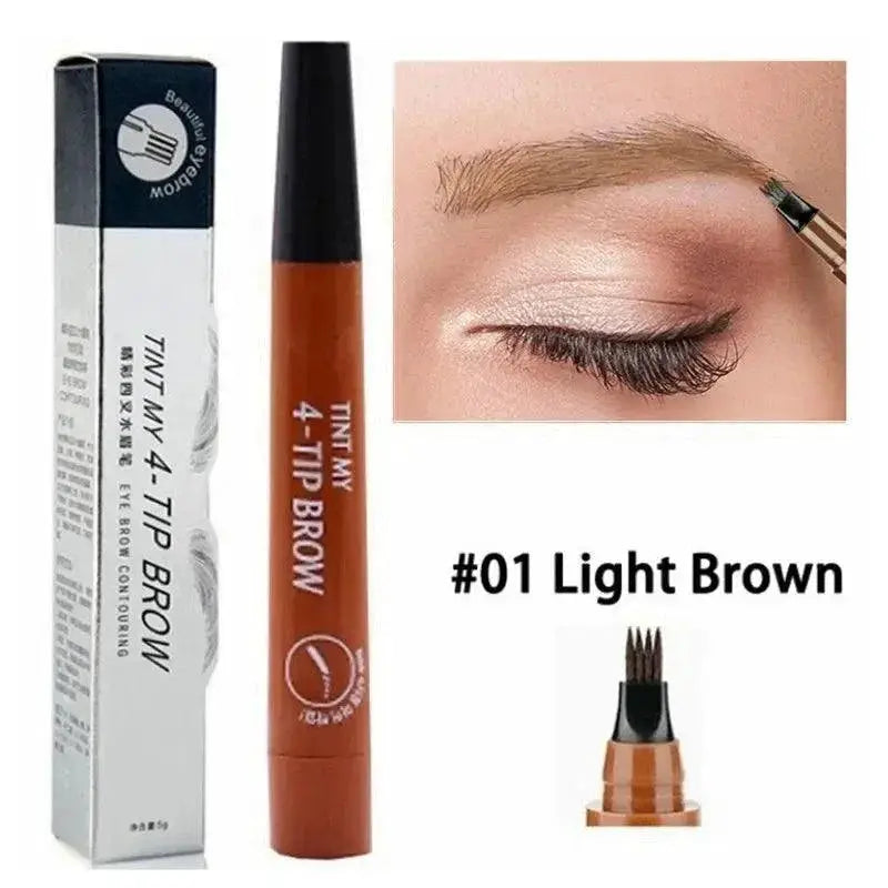 Microblade Waterproof Brow Pencil And Liquid Pen For Brows