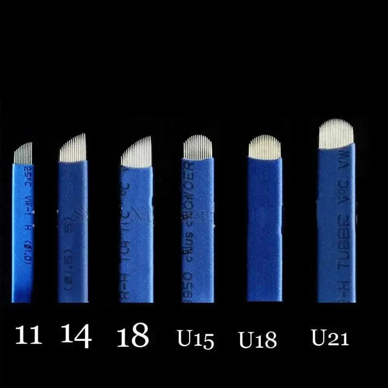 Microblading Blades Set Sterilized Tattoo Needles Kit