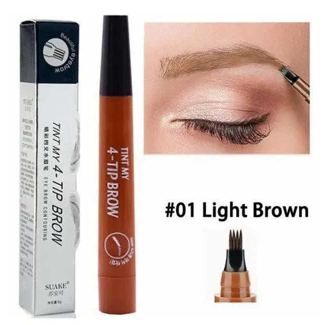 Microblading Eyebrow Pen Set Five Colors For Natural Brows