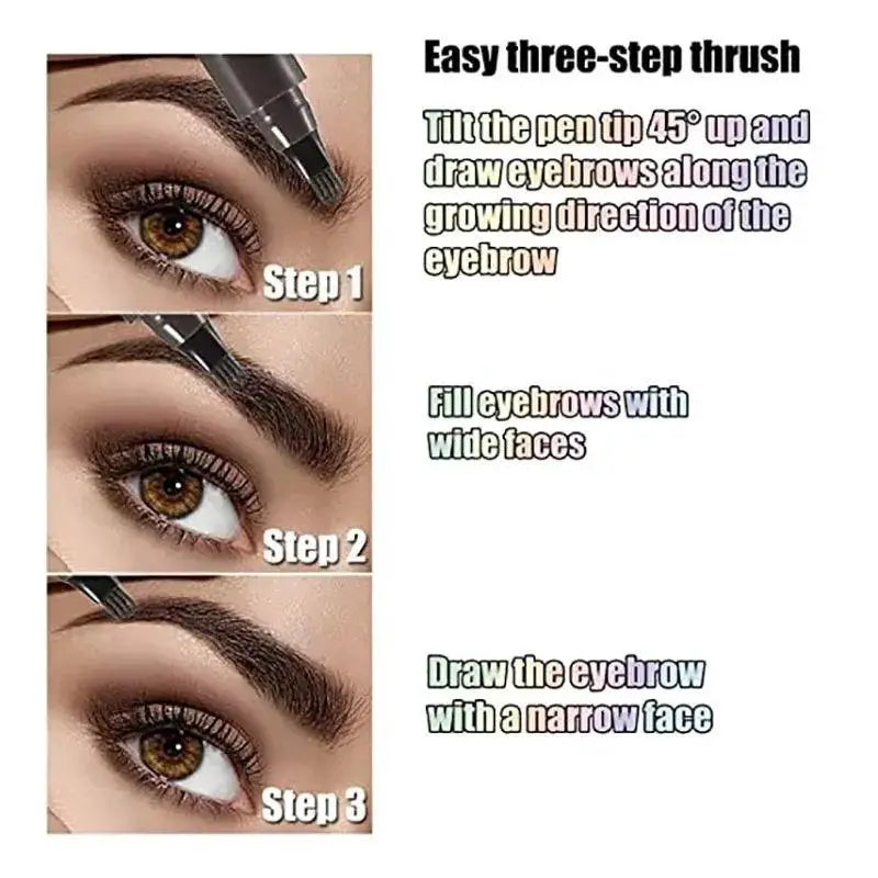 Microblading Eyebrow Pen Set Five Colors For Natural Brows