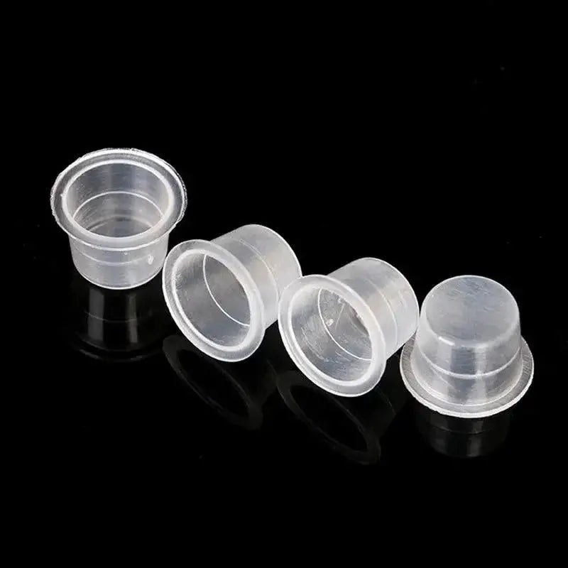 Microblading Ink Cup Set Versatile Sizes Clear Design Kit