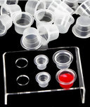 Microblading Ink Cups Set Waterproof Reusable for Precision
