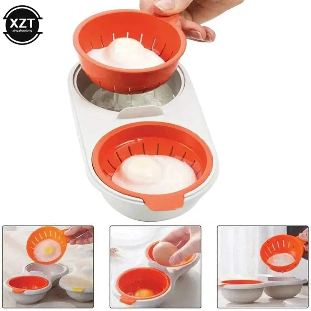 Microwave Egg Poacher For Perfectly Poached Eggs BPA Free