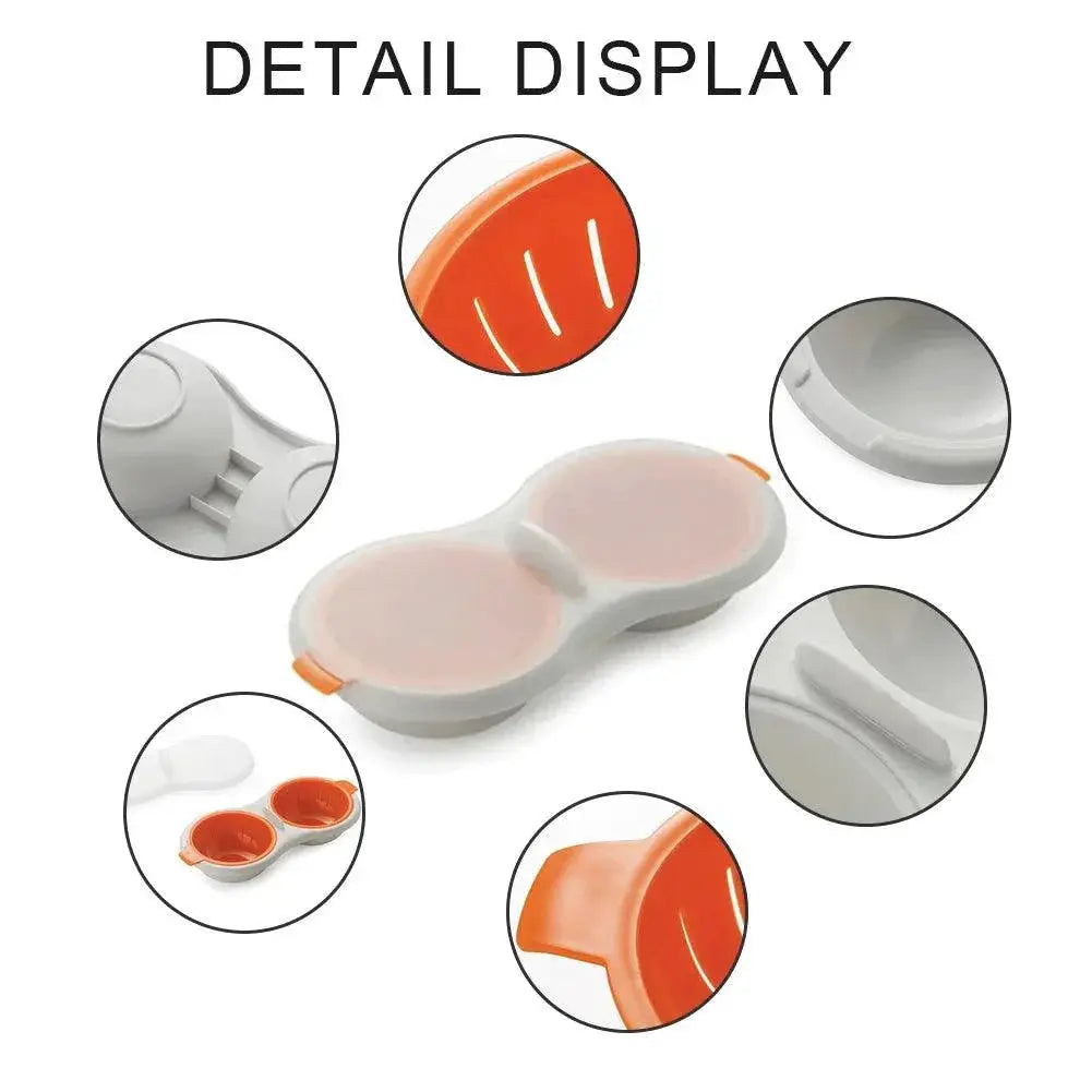 Microwave Egg Poacher For Perfectly Poached Eggs BPA Free