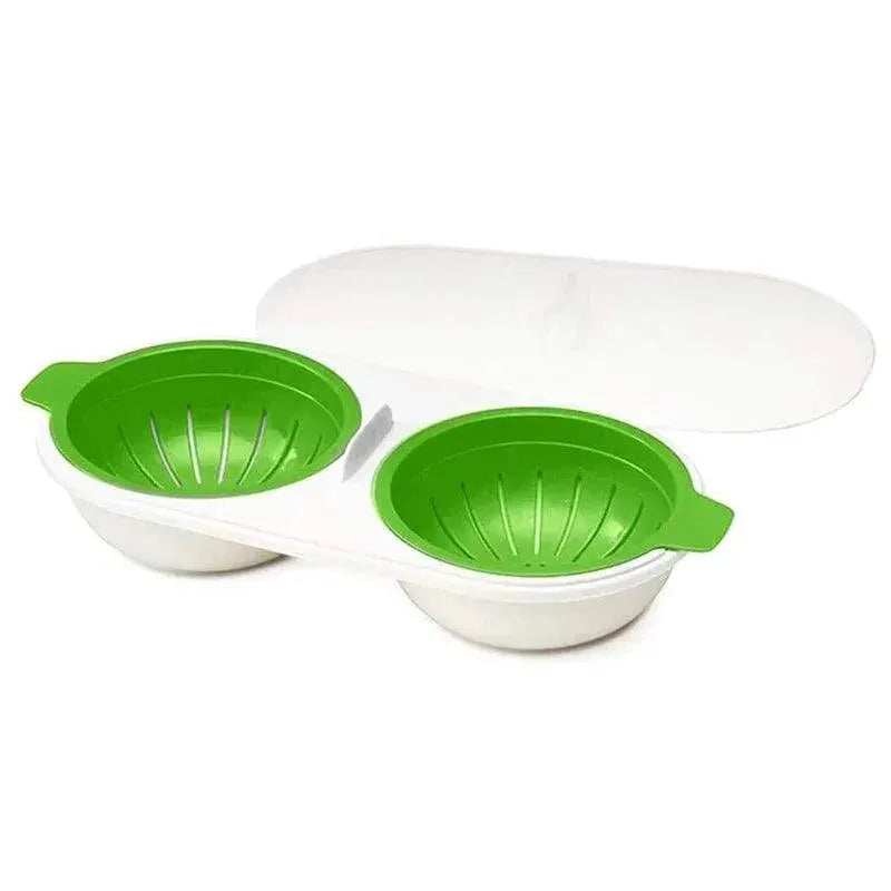 Microwave Egg Poacher Set For Quick Easy Poached Eggs